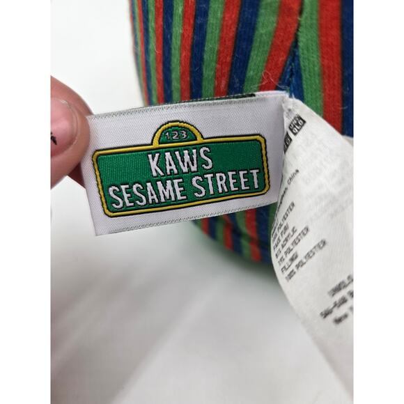 KAWS x Sesame Street Bert & Ernie Plush Set — Excellent Pre-owned, Tags Intact - Picture 3 of 3